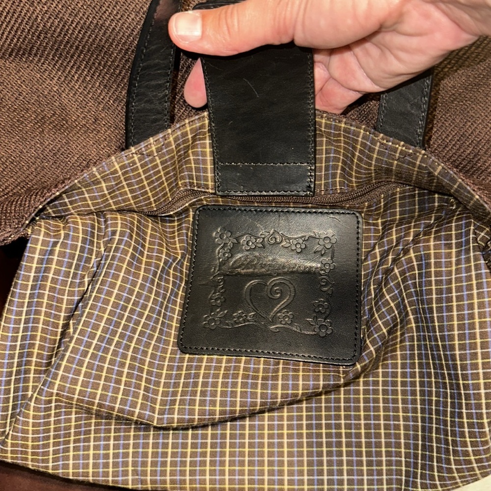 Brighton Wool & Croc Leather Bag - Picture 14 of 16